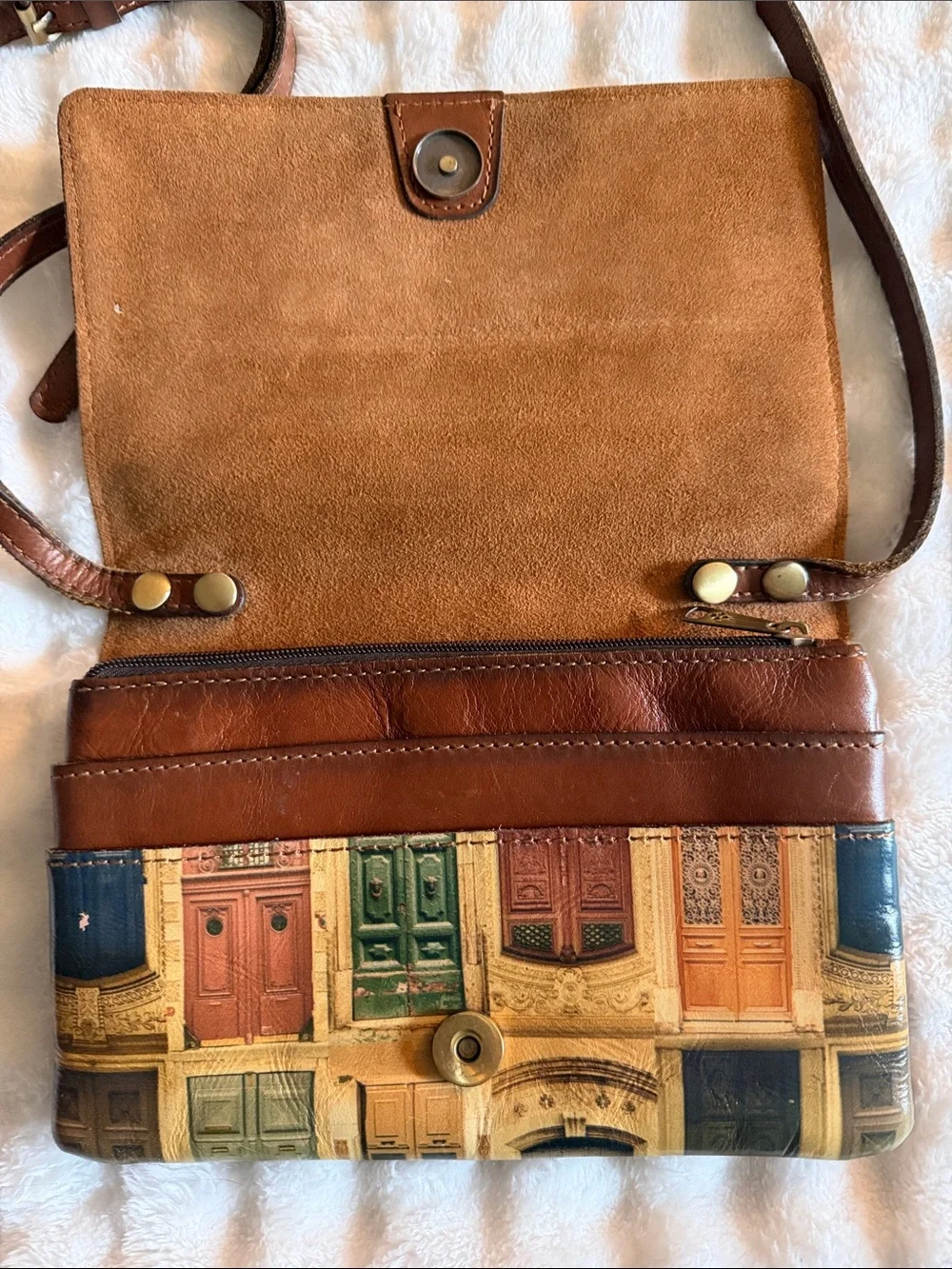 PATRICIA NASH ‘DOORWAYS OF ITALY’ CROSSBODY CONVERTIBLE PURSE